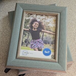 2 - Blue/Gray 5×7 Picture Frames